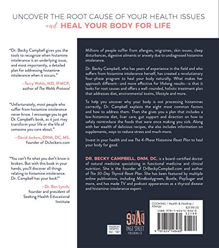 The 4-Section Histamine Reset Plan: Attending to the Root of Migraines, Eczema, Vertigo, Allergic reactions and Extra - Image 2