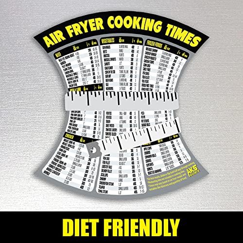 Keto Food plan and Air Fryer Magnetic Cheat Sheet Mixture Bundle - Further Massive Straightforward to Learn Cooking Accent Charts - Fast Reference Information Magnets for Ketogenic and Airfry Meals - Kitchen Equipment - Image 9