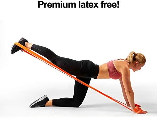 Resistance Band for Working Out - 8,16,24 Yard Resistance Bands Bulk Rolls - 10 Strengths in Gentle Medium and Heavy Train Bands - Latex Free Exercise Bands Together with iPhone App and e-Guide - Image 3