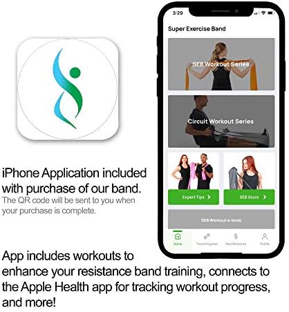 Resistance Band for Working Out - 8,16,24 Yard Resistance Bands Bulk Rolls - 10 Strengths in Gentle Medium and Heavy Train Bands - Latex Free Exercise Bands Together with iPhone App and e-Guide - Image 7